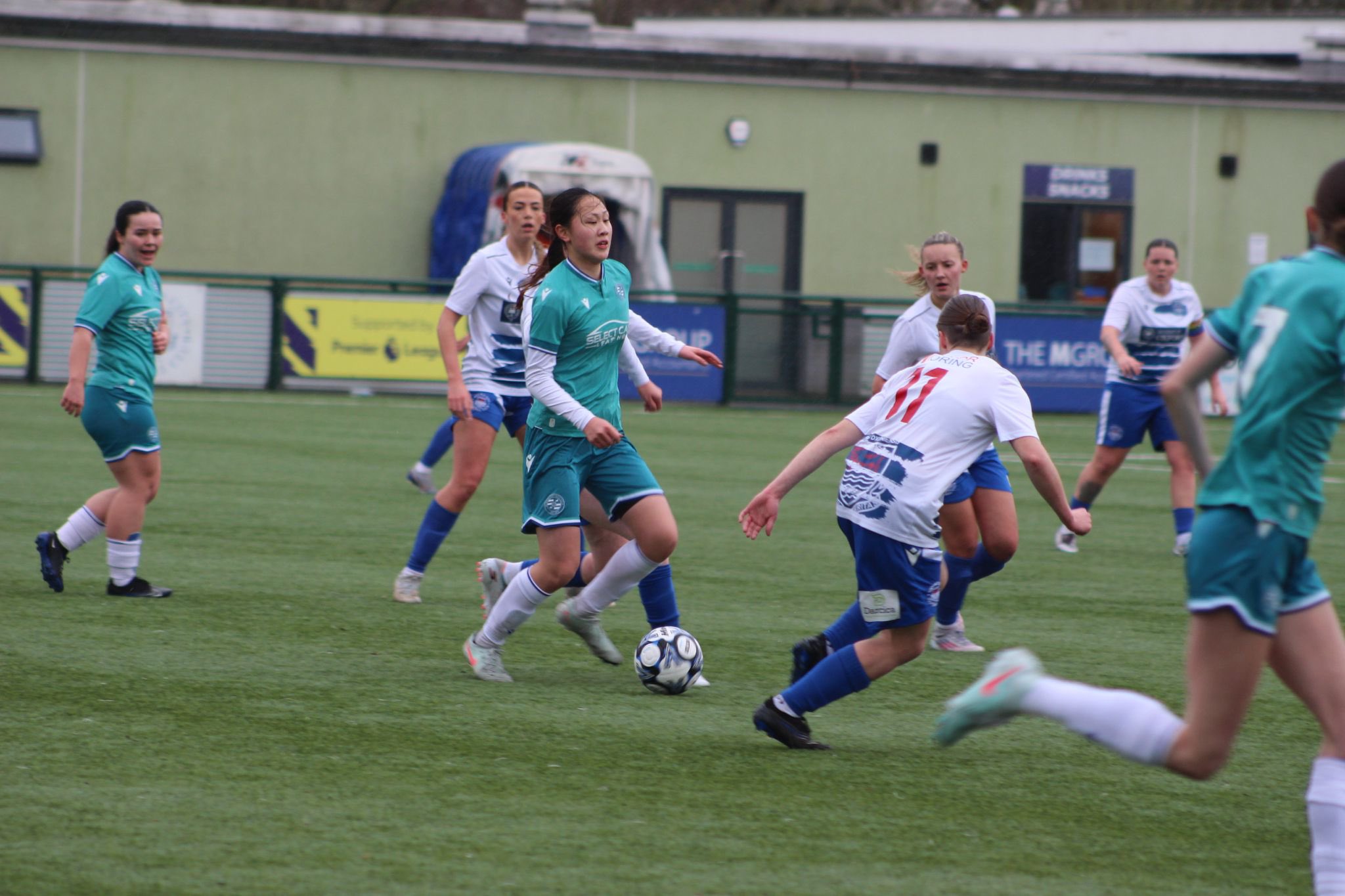 Emmi Tong in the heart of the action