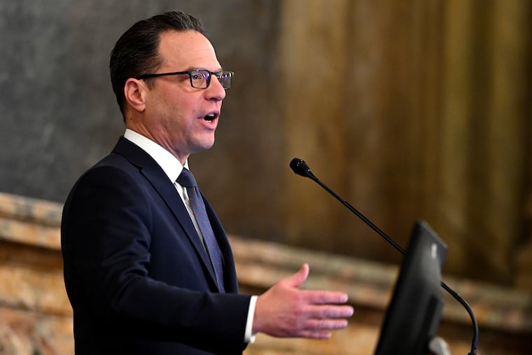 Gov. Josh Shapiro makes his annual budget proposal in the state House chamber Tuesday, Feb. 3, 2026.