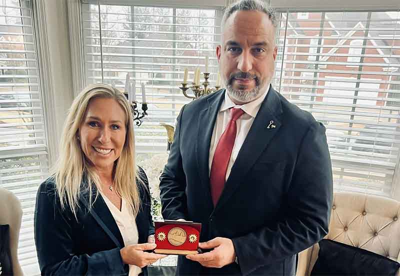 Marjorie Taylor Greene Highlights Reports of Palestinian Christian Persecution After Meeting Bethlehem Mayor