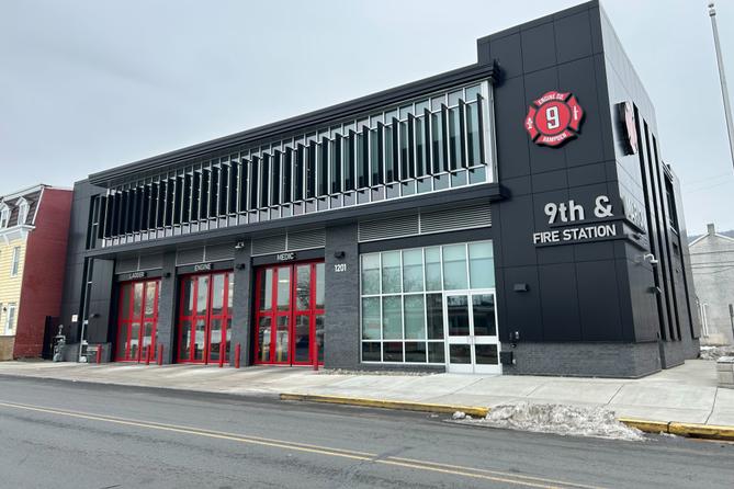 New fire station in Reading, Pa.