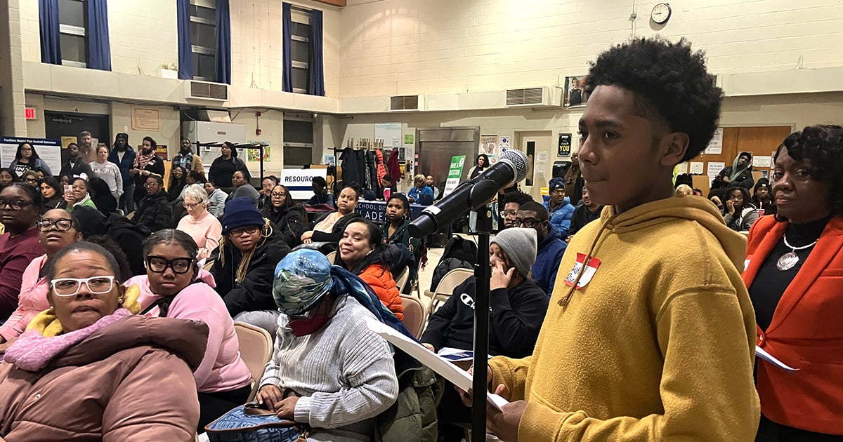 Philadelphia students, families make the case to keep their schools open