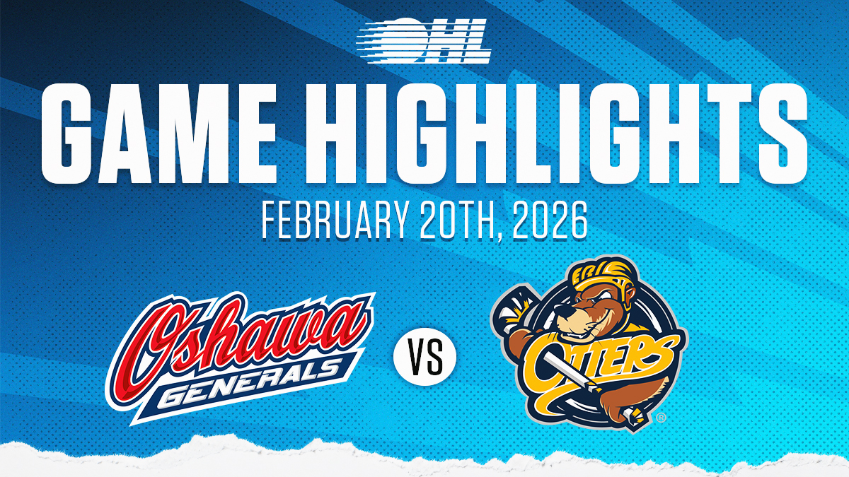 OHL Highlights: Oshawa Generals @ Erie Otters Feb. 20, 2026