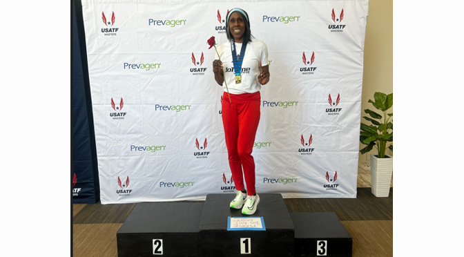 Joetta Breaks American Record, Defends 200m Title at USATF Masters Indoor Championships