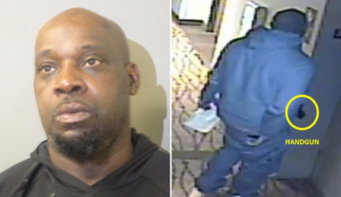 Orenthia Upshur, 51, of Trenton, New Jersey, is accused of fatally shooting his girlfriend in a Bensalem motel, and then getting into a violent standoff with police in Trenton on Jan. 15, 2025.