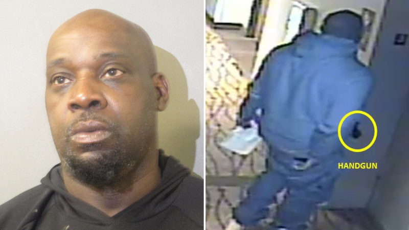 Orenthia Upshur, 51, of Trenton, New Jersey, is accused of fatally shooting his girlfriend in a Bensalem motel, and then getting into a violent standoff with police in Trenton on Jan. 15, 2025.