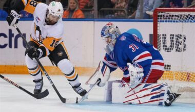 Penguins' shootout struggles continue in loss to Rangers