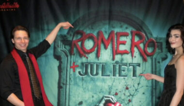 On the Green Carpet at ROMERO & JULIET at the Greer Cabaret Theater