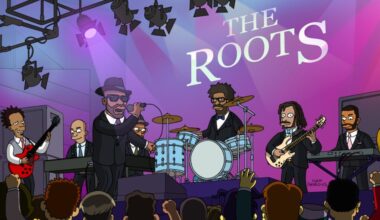 The Roots made a cameo in a milestone episode of "The Simpsons."
