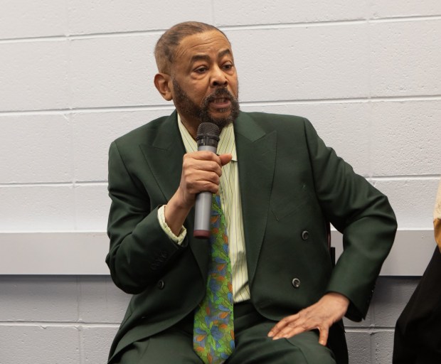 PHRC Commissioner and City Councilman Curtis Jones Jr. was adamant that hate would not be tolerated in Roxborough. (Photo courtesy of Damien Townsville)