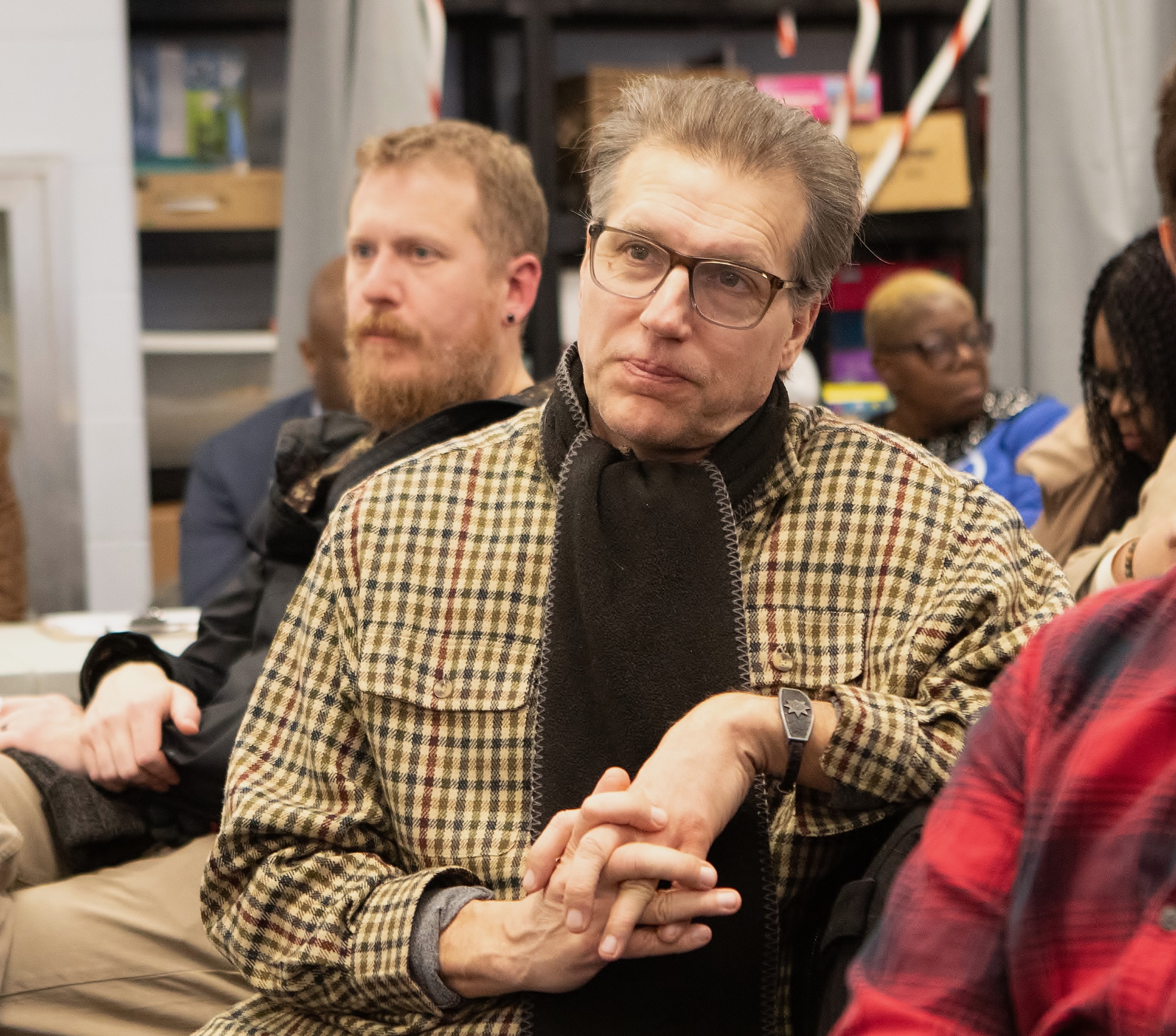 John Katrina, who is part of a student mentoring program...