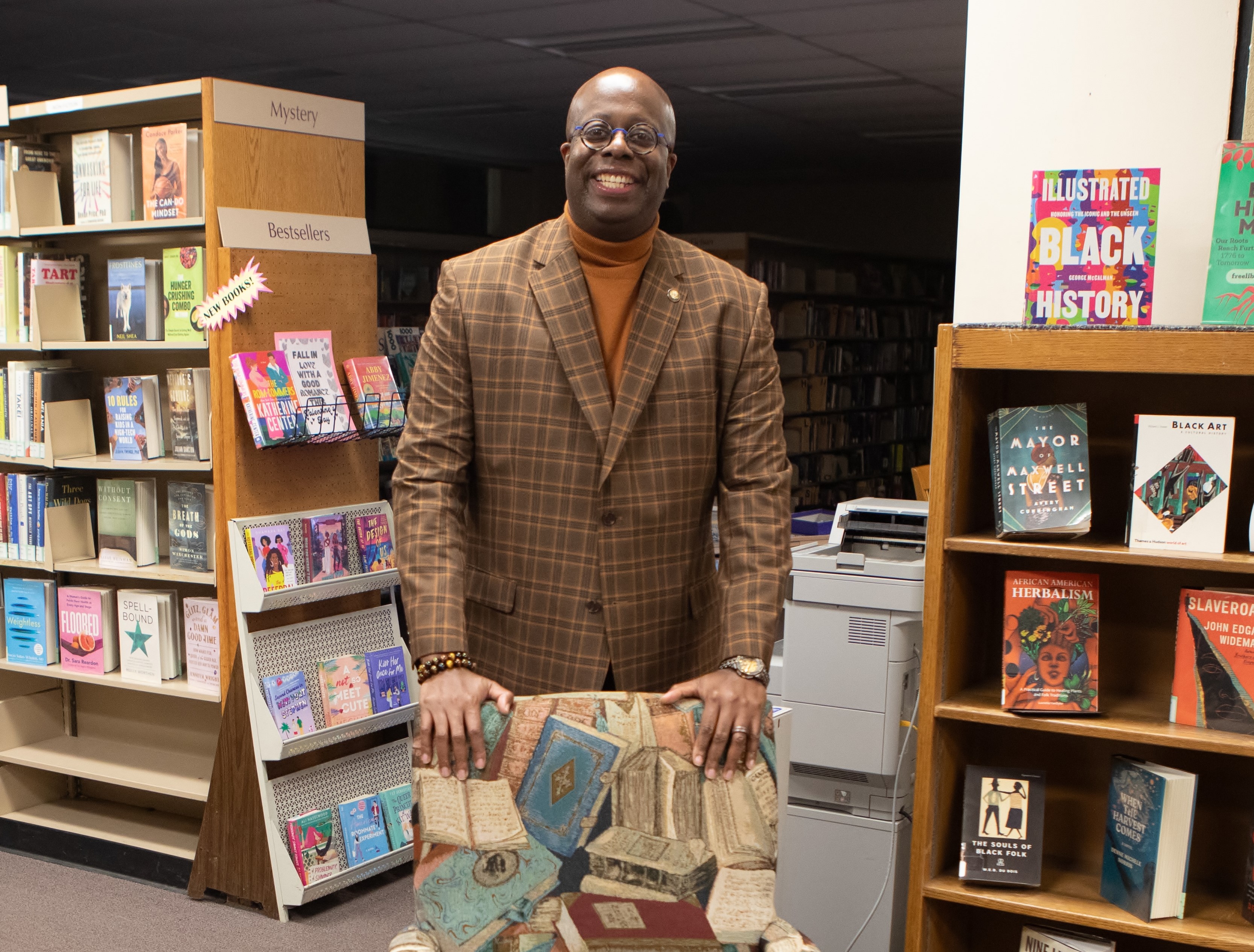 Avid reader and PHRC Executive Director Chad Dion Lassiter felt...