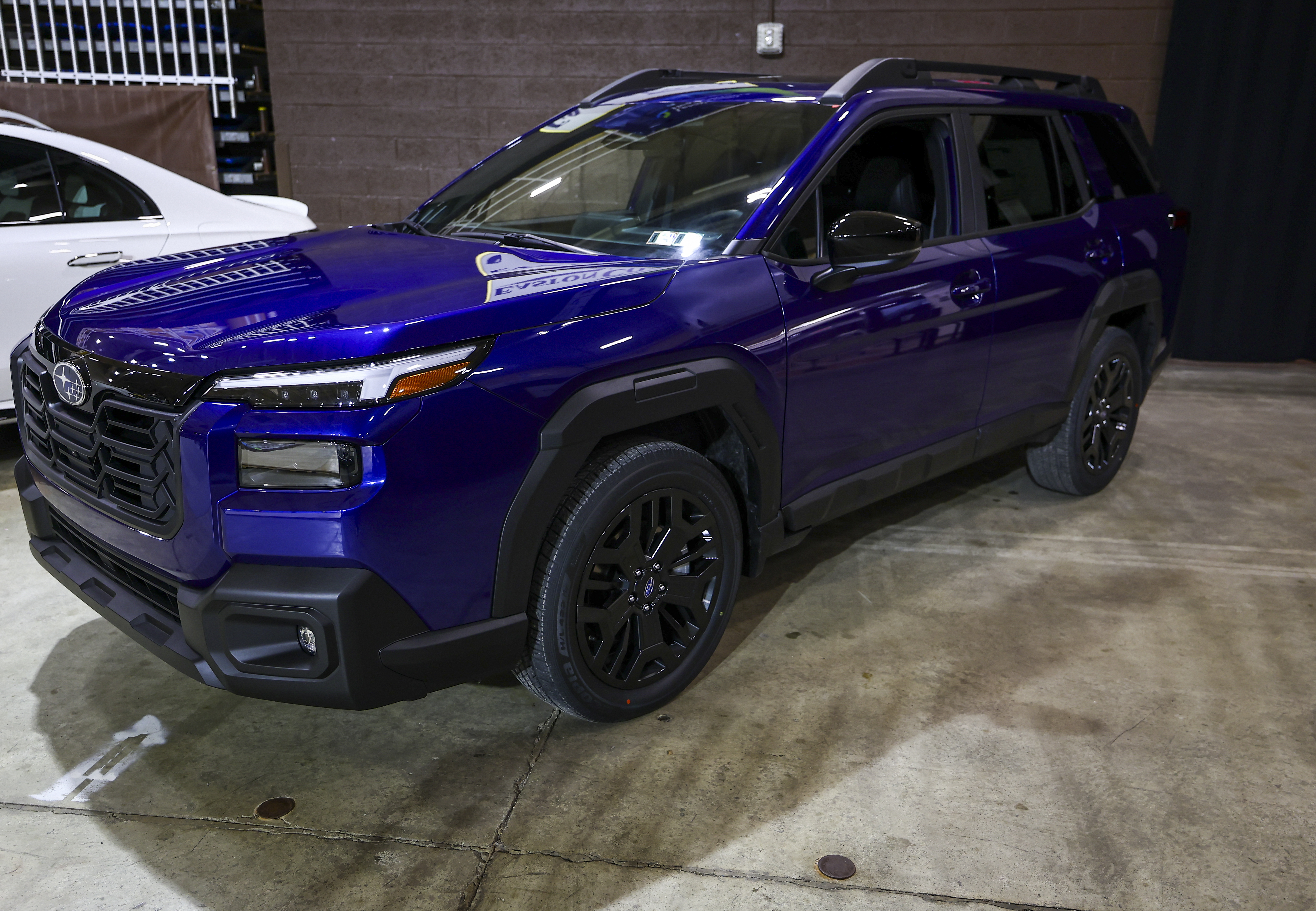 A look at the Subaru Outback Limited XT from Faulkner Subaru as The Greater Lehigh Valley Auto Dealers Association hosts a Lehigh Valley Auto Show preview Tuesday, Feb. 17, 2026, at Stabler Athletic & Convocation Center in Bethlehem. The show runs March 18-22 in and around Stabler on the Murray H. Goodman Campus of Lehigh University.