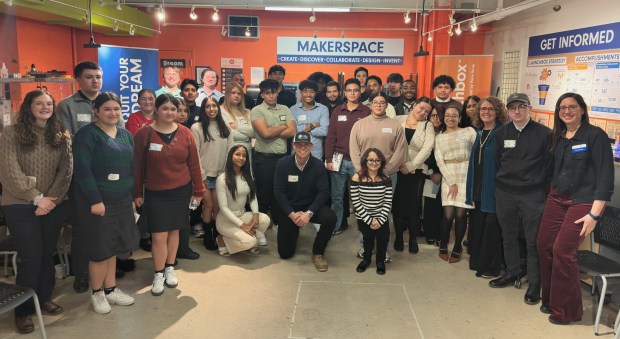 The Emerging Entrepreneurs Leadership Academy is formalizing its alumni program with plans for quarterly events. In December, some of the organization's 93 alumni and students enrolled for this year's academy, got together at the organization's Alumni Christmas Party held at the Penn State LaunchBox at the GoggleWorks. Formerly the Emerging Entrepreneurs Academy, the program is rebranding to put a focus on leadership. (Courtesy Emerging Entrepreneurs Leadership Academy)