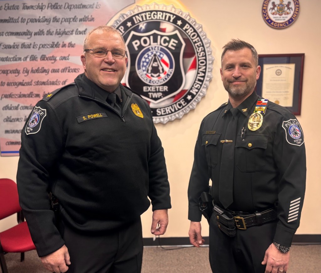 Exeter names Stephen Powell as new police chief; lietenant promoted in succession plan