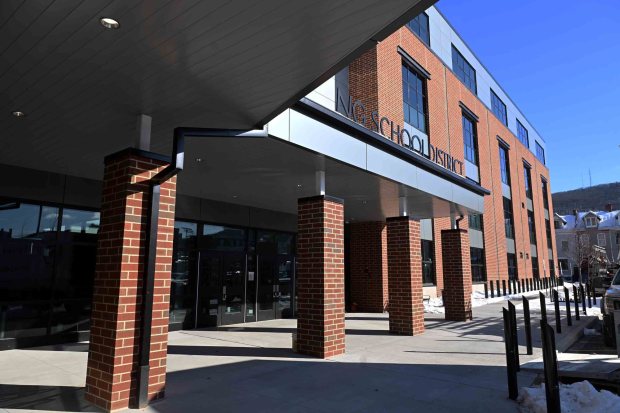The Innovation Academy at 801 N. Ninth St. is designed as a stand-alone Reading High School campus serving grades 10 through 12, focused on science, technology, engineering and math, or STEM, programs. (BILL UHRICH/READING EAGLE)