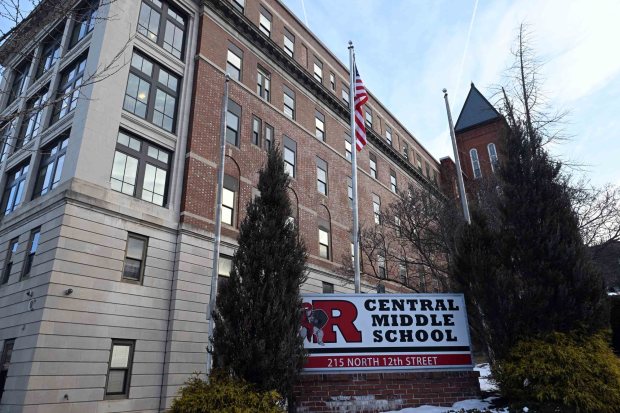 Central Middle School is one of five middle schools in the Reading School District participating in the district's new Climate, Culture and Instructional Coherence, or "3C," initiative.. (BILL UHRICH/READING EAGLE)