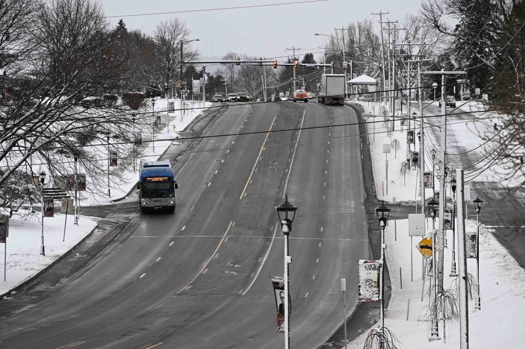 Storm tracks east, leaving Berks with modest snowfall