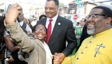 Jesse Jackson made frequent Philly appearances