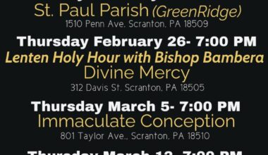 ‘Road to Resurrection’ series to be held in Scranton – Diocese of Scranton
