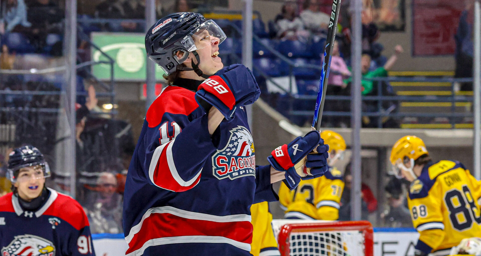 Roscoe scores first OHL goal in 4-1 Spirit win over Erie