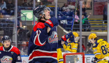 Roscoe scores first OHL goal in 4-1 Spirit win over Erie