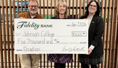 Johnson College receives $5,000 contribution from Fidelity Bank