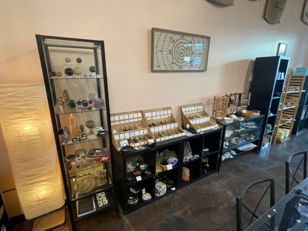 Crystals are available for sale at the Wonderstone Gallery, 222 E. Drinker St., Dunmore. (Danielle Karwaski/For The Valley Advantage)