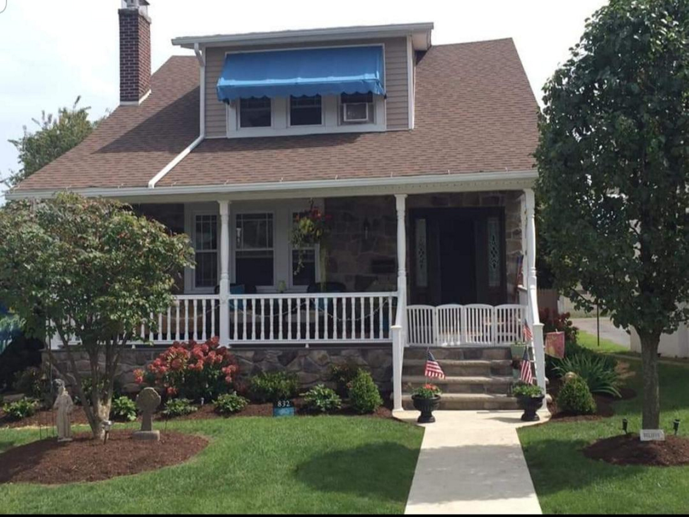 New landscaping at Jack Munley’s home on North Rebecca Avenue...