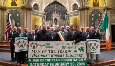 AOH Paul “Hook” O’Malley Division Four Man of the Year Dinner – Scranton Times-Tribune