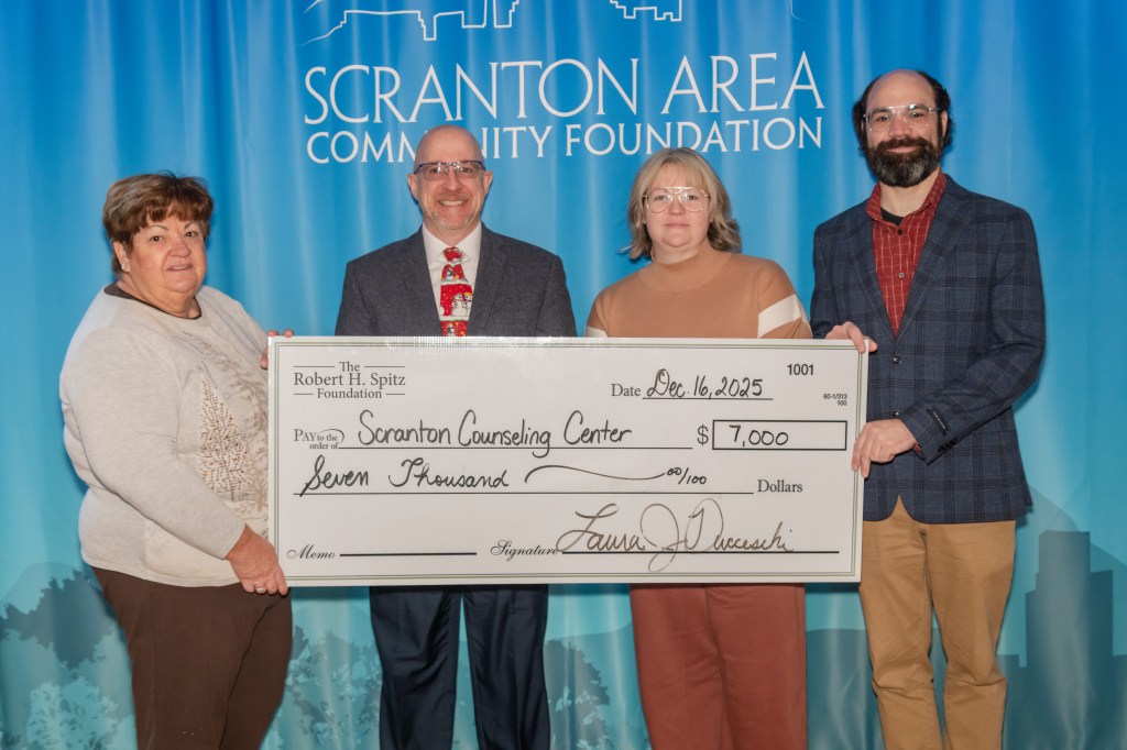 Robert H. Spitz Foundation donates to Scranton Counseling Center – Scranton Times-Tribune