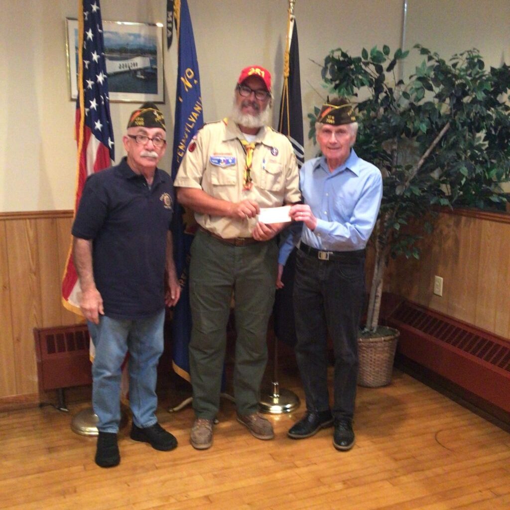 Post 7069 donates to Boy Scout Troop 251 – Scranton Times-Tribune