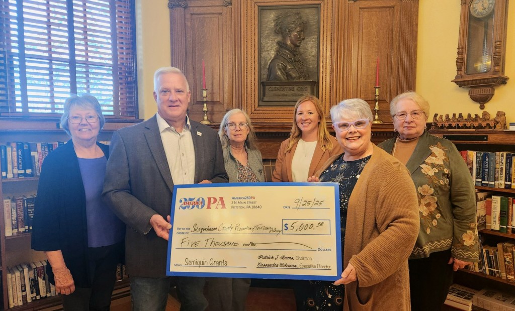 Susquehanna County Promotion and Tourism Agency awarded $5,000 grant – Scranton Times-Tribune