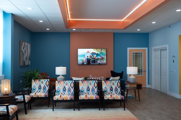 The Ronald McDonald House Family Room at the John P. Moses, Esq. Pediatric Rehabilitation Center in Scranton on Friday, Feb. 27, 2026. (REBECCA PARTICKA/STAFF PHOTOGRAPHER)