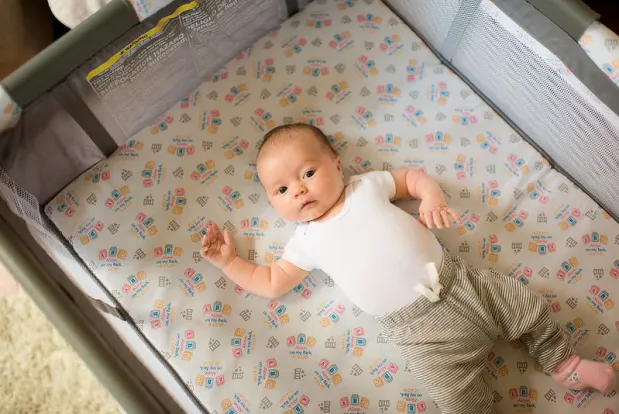 American Academy of Pediatrics (AAP) advises parents to place babies on their back, with no blankets or bumpers, for safe sleeping. (PHOTO COURTESY OF CRIBSFORKIDS)
