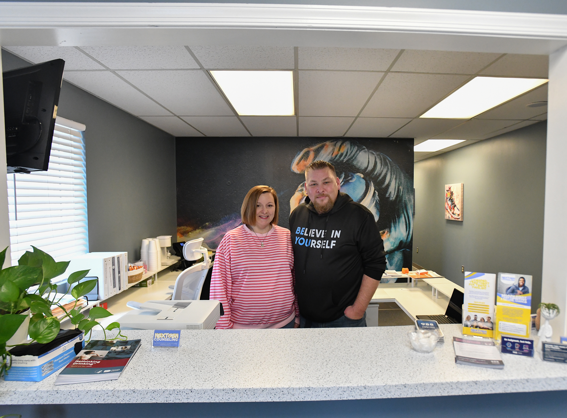 Founder of NextGen Counseling Jonathon Wasp poses for a picture...