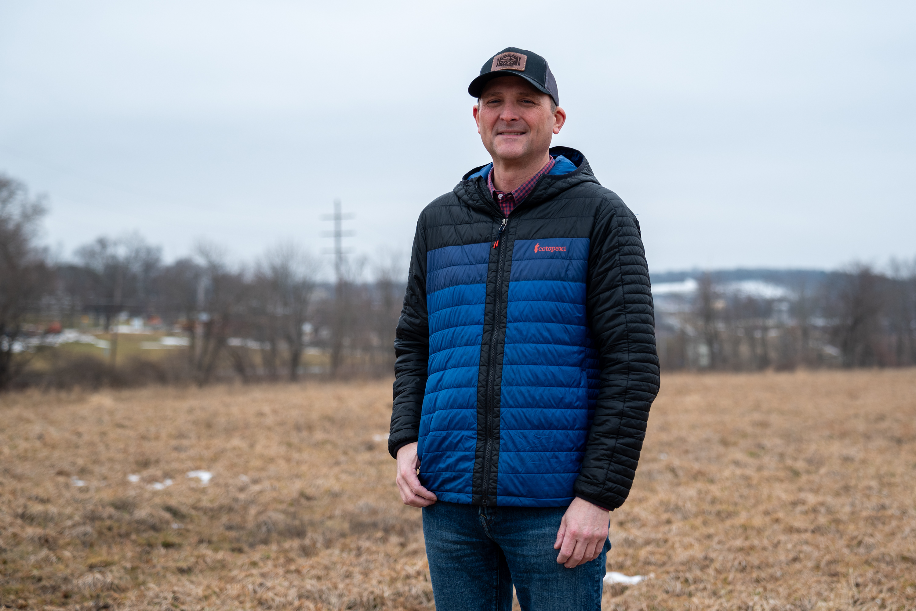 Newton Twp. Supervisor Chairman Doug Pallman in a plot of...