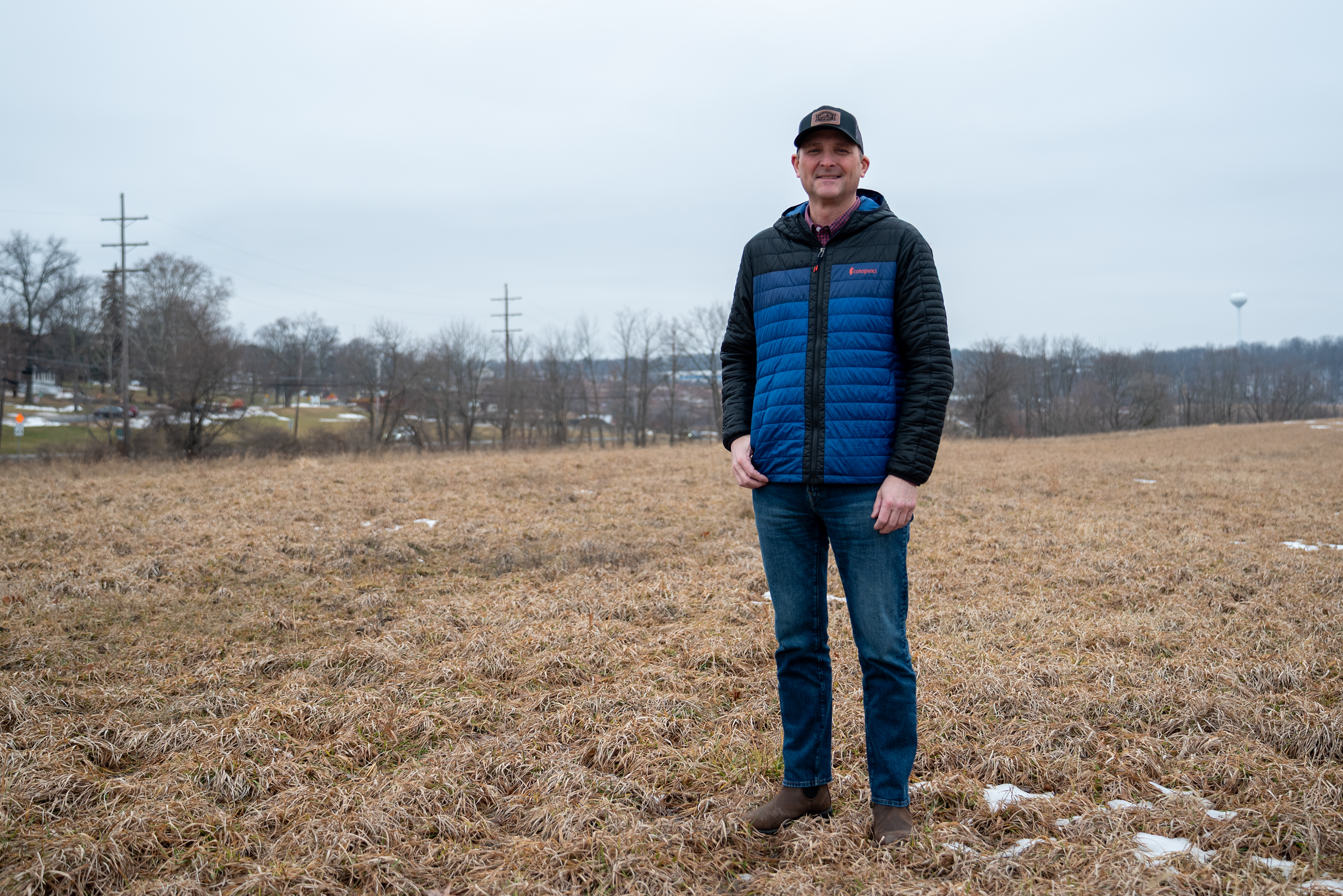 Newton Twp. Supervisor Chairman Doug Pallman in a plot of...