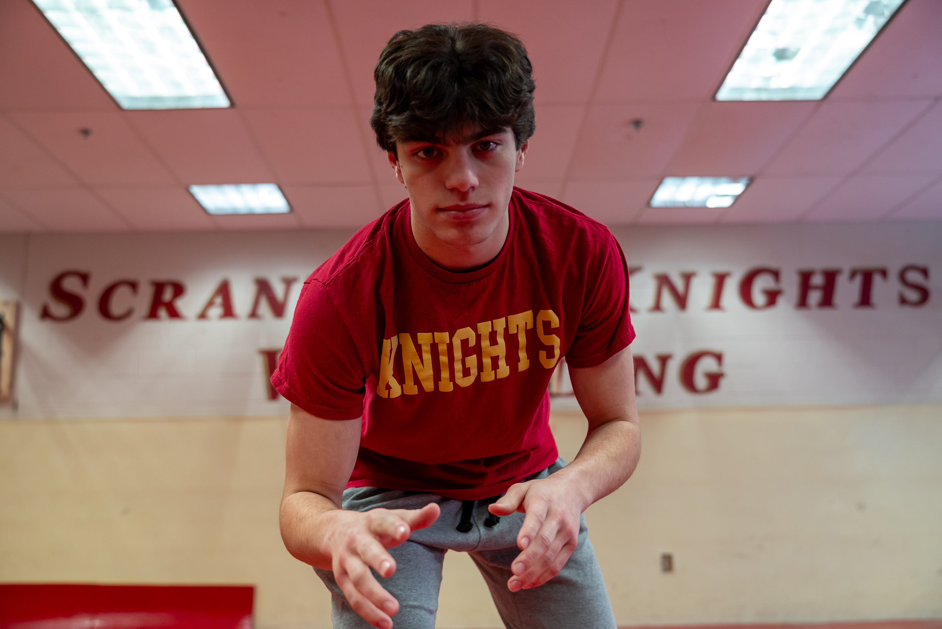 Scranton’s Drew Leonori at Scranton High School on Tuesday, Feb....