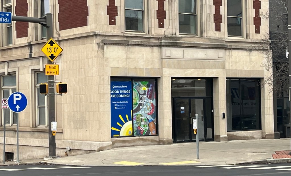 Goodness Bowls slated for downtown Scranton