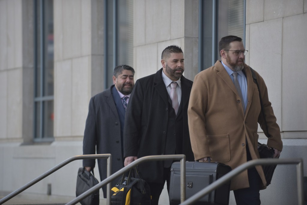 Covington Twp. man acquitted of heist sues magazine