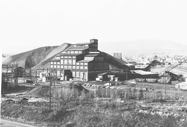 The Marvine Colliery on Boulevard Avenue in Scranton in the mid-20th Century. (Lackawanna Historical Society)