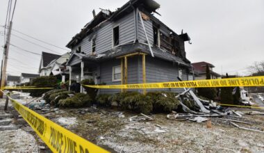 Early morning fire destroys residence on Delaware Avenue, Olyphant