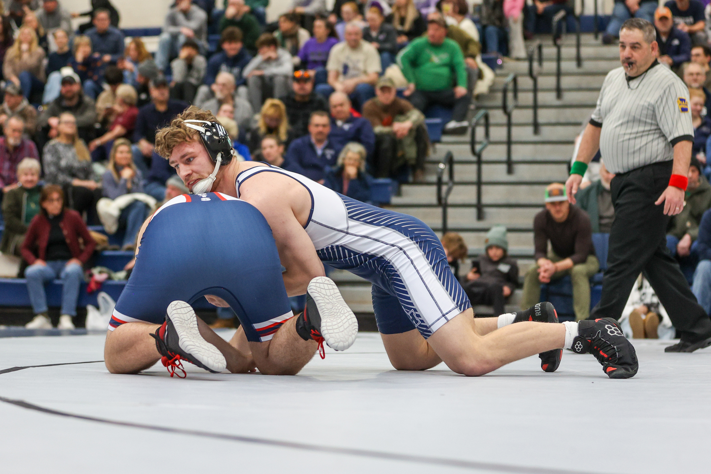 Abington Heights’ Ayden Kane pins Pittston Area’s Anthony Marx-Alaimo in...
