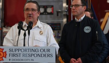 Shapiro praises first responders from Dickson City hospital fire