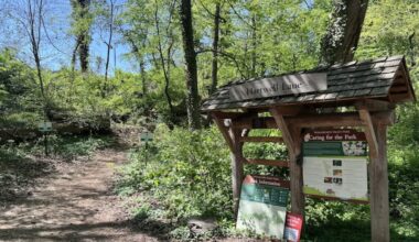 File: A spring view of the Hartwell Trail at Wissahickon Valley Park off Hartwell Lane and Cherokee Street in Northwest Philadelphia.
