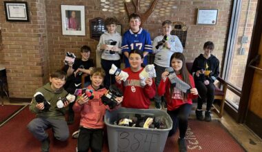 Saint Agnes School sock collection delivers comfort and warmth – Diocese of Scranton