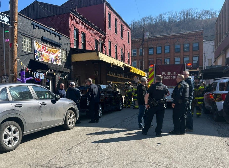 Unknown liquids causes hazmat situation in Strip District