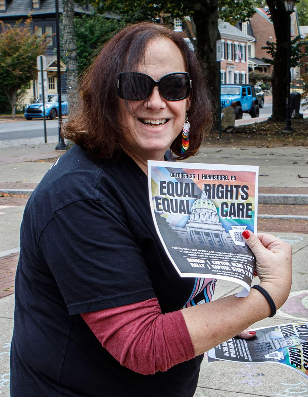 Corinne Goodwin, executive director of the Eastern PA Trans Equality...