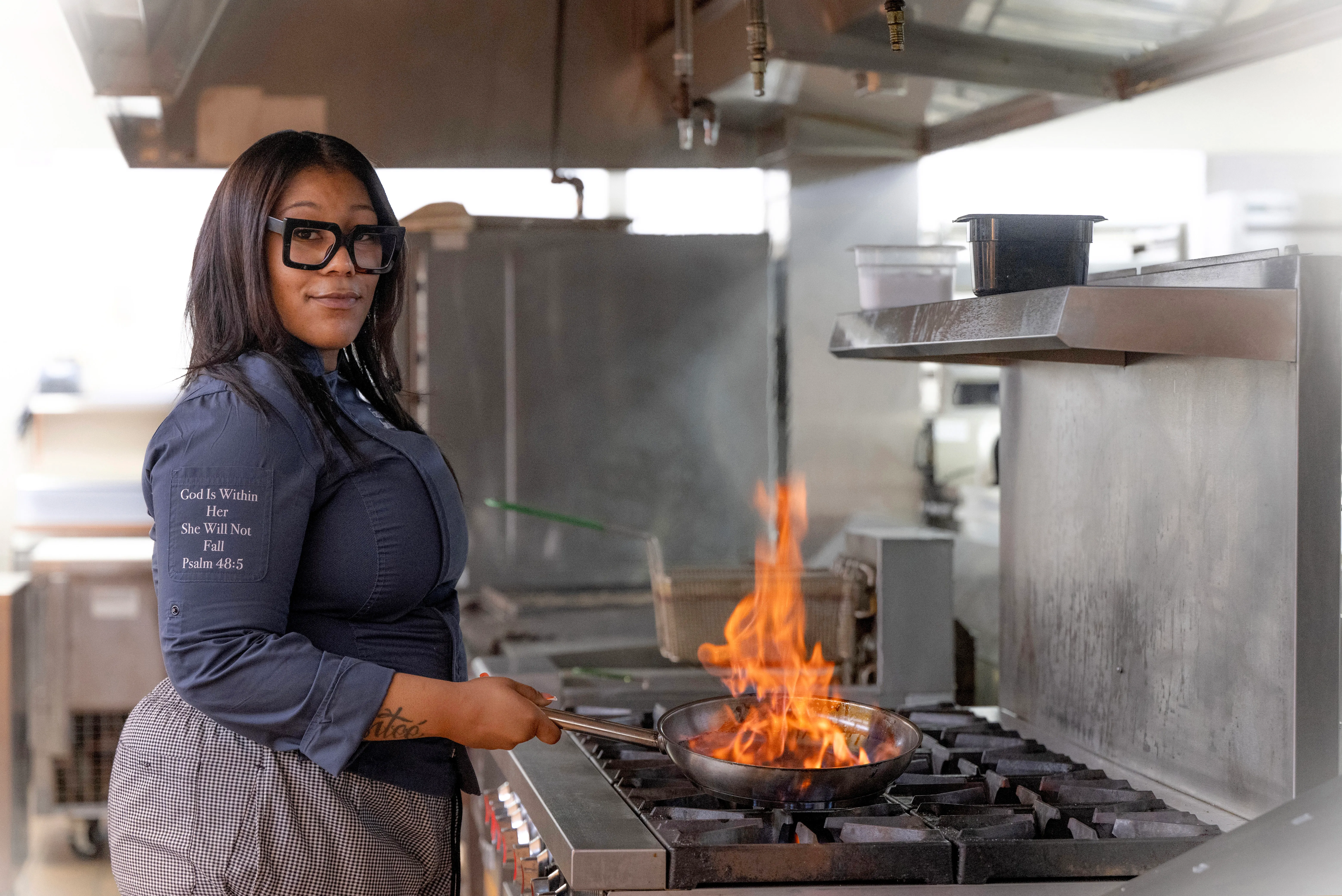 Janaja D. Harris, 26, is the owner of XFires KitchenX,...