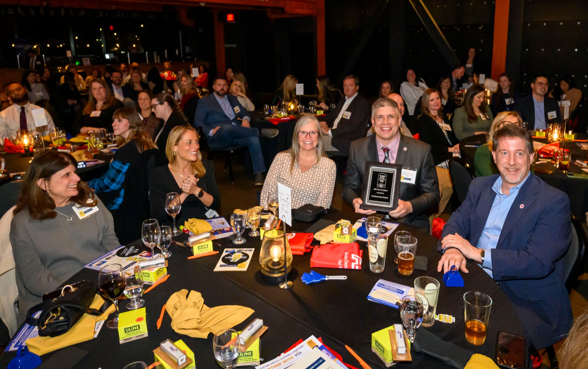 Parkland School District is ranked among the Large Employers category during The Morning Call's Lehigh Valley Top Workplaces Awards 2026 awards banquet Thursday, Feb. 26, 2026, at the ArtsQuest Center at SteelStacks in Bethlehem. (April Gamiz/The Morning Call)